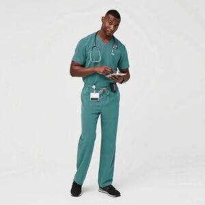 Figs Mens Scrub Set Chisec Top Pisco Pant Hydrogreen Size Small Nurse Healthcare